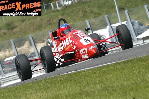 Michel Florie in actie tijdens de pinksterraces